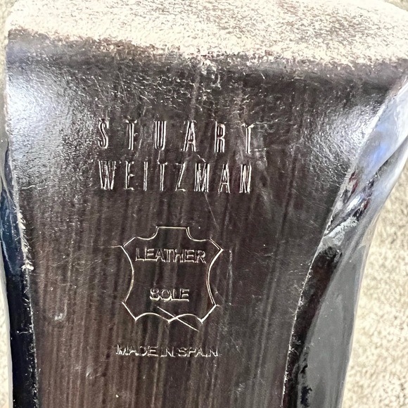 Stuart Weitzman Black Patent Leather Pumps - Picture 2 of 5